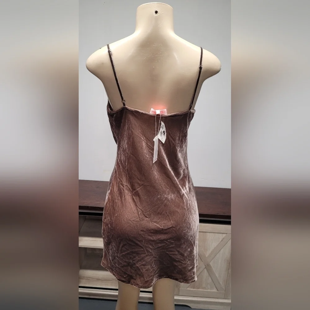 New Re:Named Velour Bodycon Dress S